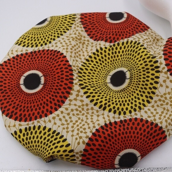 Vintage Slouchy Funky Retro Print Beret Hat - Picture 7 of 8